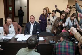 Court session on the selection of a preventive measure for Andriy Yermak