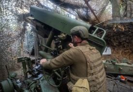 Артилеристи 13 бригади оперативного призначення "Хартія" на позиціях у Харківській області