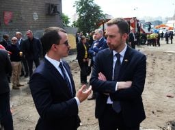 Over 60 heads of diplomatic missions visited the house in the Darnytskyi district of Kyiv that was hit by a Russian missile