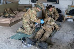 Навчання бійців 13-ої бригади НГУ «Хартія» в Харківській області