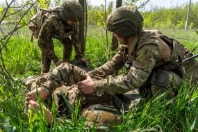 Навчання бійців 13-ої бригади НГУ «Хартія» в Харківській області