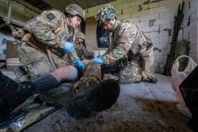 Навчання бійців 13-ої бригади НГУ «Хартія» в Харківській області