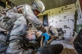 Навчання бійців 13-ої бригади НГУ «Хартія» в Харківській області