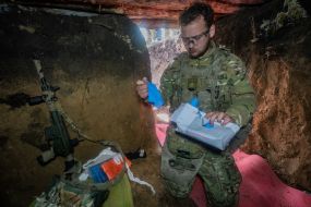 Навчання бійців 13-ої бригади НГУ «Хартія» в Харківській області
