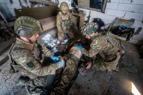 Навчання бійців 13-ої бригади НГУ «Хартія» в Харківській області