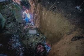 Навчання бійців 13-ої бригади НГУ «Хартія» в Харківській області