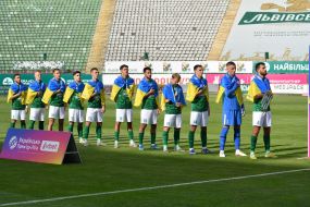 Players of FC Karpaty (Lviv)