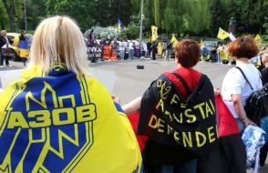 Акція на підтримку українських військовополонених захисників Азовсталі в Києві