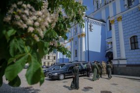 Farewell ceremony for sisters Lyubava and Vera Yakovlev in Kyiv