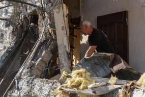 Ліквідація наслідків атаки російських безпілотників у Харкові