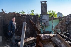 Ліквідація наслідків атаки російських безпілотників у Харкові