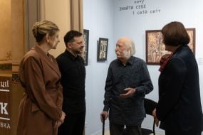The President and the First Lady participated in the presentation of the exhibition "Ivan Marchuk. Museum Collections"