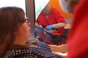 Blood donation at the Teplokrovni mobile hub
