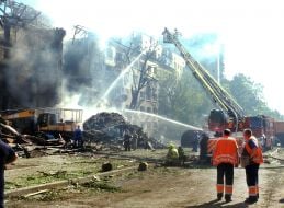 Наслідки обстрілу Києва