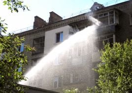 Наслідки обстрілу Києва