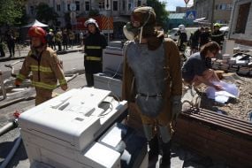 Наслідки обстрілу Києва