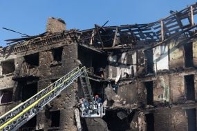 Ліквідація наслідків ворожої атаки в Шевченківському районі Києва