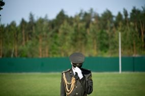 Церемония торжественного перезахоронения главы ОУН Андрея Мельника и его супруги Софии Федак