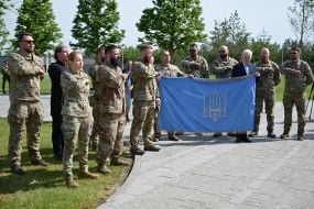 Ceremony of solemn reburial of OUN leader Andriy Melnyk and his wife Sofia Fedak