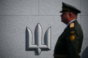 Ceremony of solemn reburial of OUN leader Andriy Melnyk and his wife Sofia Fedak