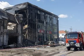 Последствия атаки ударными беспилотниками по гражданской инфраструктуре Одессы