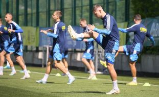 Відкрите тренування гравців збірної України з футболу  у місті Вінники