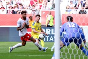 Soccer. Poland vs. Ukraine.