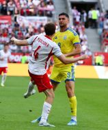 Soccer. Poland vs. Ukraine.