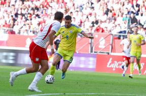 Soccer. Poland vs. Ukraine.
