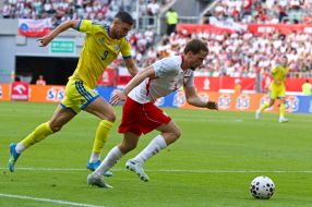 Soccer. Poland vs. Ukraine.