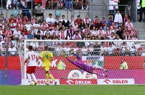 Soccer. Poland vs. Ukraine.