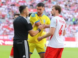 Soccer. Poland vs. Ukraine.