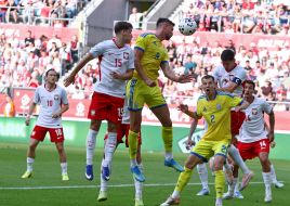 Soccer. Poland vs. Ukraine.