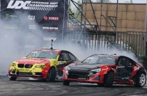 Другий етап чемпіонату України з дрифтингу на стадіоні «Арена Львів» у Львові