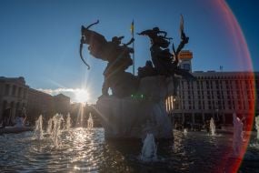 Памятник основателям Киева на Майдане Незалежности