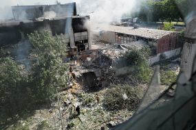 Наслідки обстрілу Києва