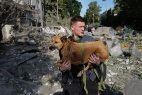 Наслідки обстрілу Києва