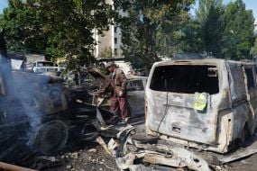 Наслідки обстрілу Києва