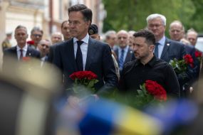 Mark Rutte and Volodymyr Zelenskyy