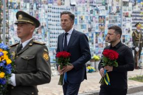 Mark Rutte and Volodymyr Zelenskyy