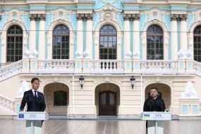 Mark Rutte and Volodymyr Zelenskyy