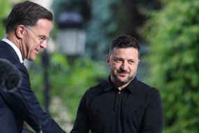 Mark Rutte and Volodymyr Zelenskyy