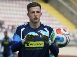 Goalkeeper of the Ukrainian national team Anatoliy Trubin