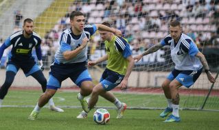 Open training session for the Ukrainian national football team