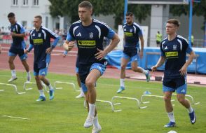 Open training session for the Ukrainian national football team