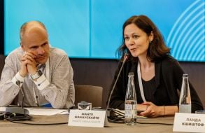 Mante Makauskaite and Mykhailo Radutsky