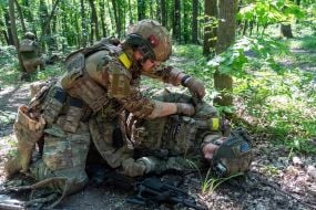 Навчання бійців 13-ої бригади НГУ «Хартія» в Харківській області