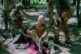 Навчання бійців 13-ої бригади НГУ «Хартія» в Харківській області
