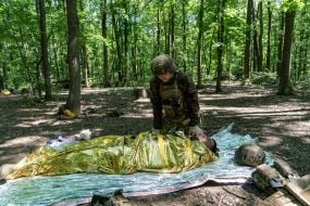 Навчання бійців 13-ої бригади НГУ «Хартія» в Харківській області