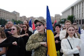Farewell to fallen soldier and musician Yaroslav Varnak in Kyiv